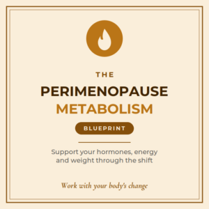 THE PERIMENOPAUSE METABOLISM BLUEPRINT